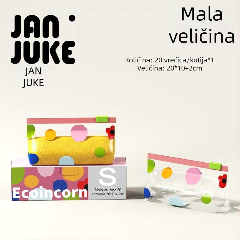 Vrećica za hranu sa zatvaračem, debela kućna vrećica sa zatvaračem, vrećica za pakiranje sa zatvaračem za hladnjak i zamrzivač, porcioniranje