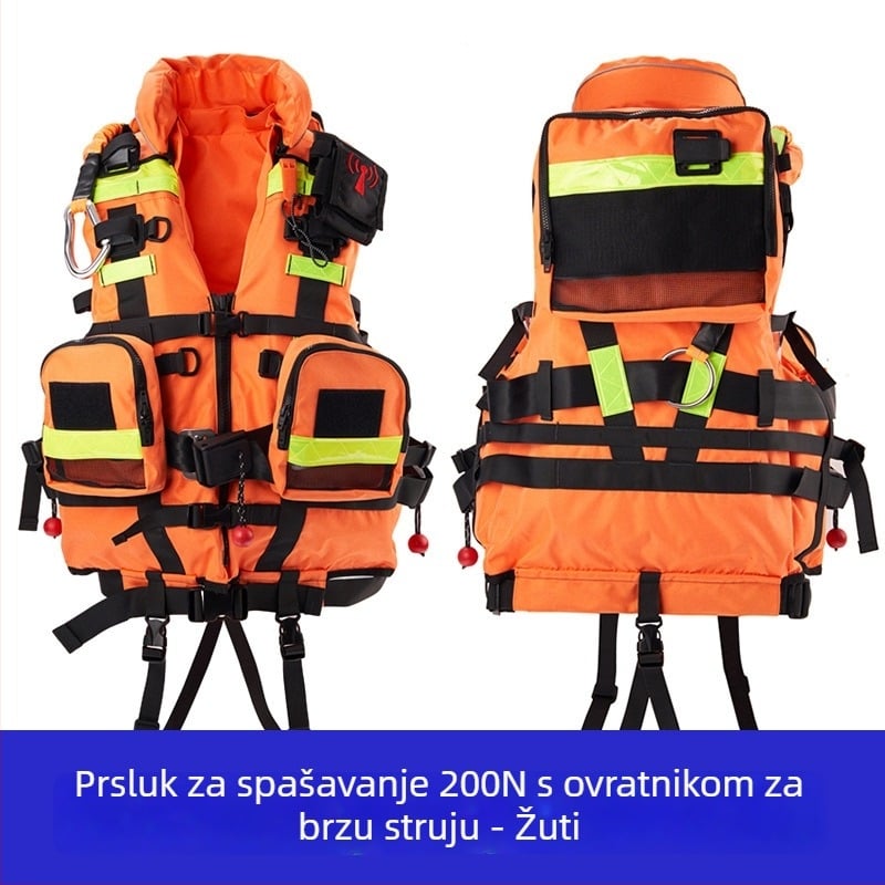 Prsluk za spašavanje visoke plovnosti za spašavanje u vodi, 200N, teški prsluk za intervencije