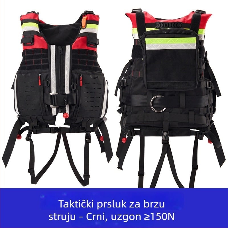 Prsluk za spašavanje visoke plovnosti za spašavanje u vodi, 200N, teški prsluk za intervencije