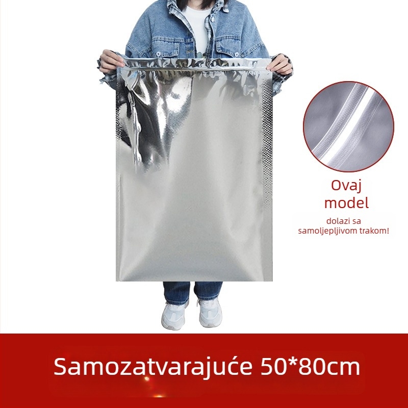 Velika vrećica za čaj od aluminijske folije, otporna na vlagu, samozatvarajuća, u više veličina
