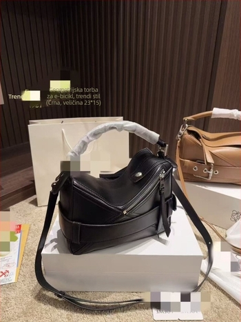 2025 Luojia nova super cool geometrijska torba za motocikl za žene — torba za ruku, preko ramena i crossbody, svakodnevna gradska torba
