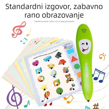 Dječja olovka za čitanje za rano obrazovanje i kognitivni razvoj – interaktivni alat za učenje za djecu od 4 do 6 godina