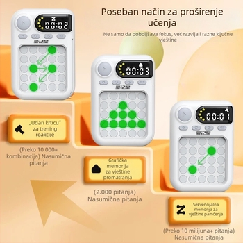 Uređaj za Schulte grid treniranje za djecu – pažnja, memorija i logičko razmišljanje, rani odgoj