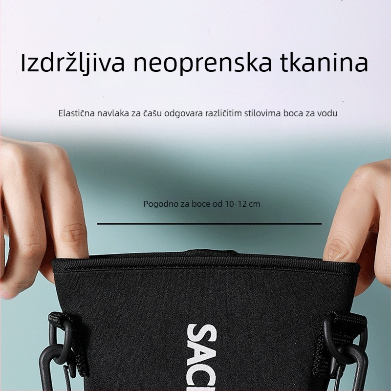 Univerzalna izolirana torbica za veliku bocu vode s remenom preko ramena