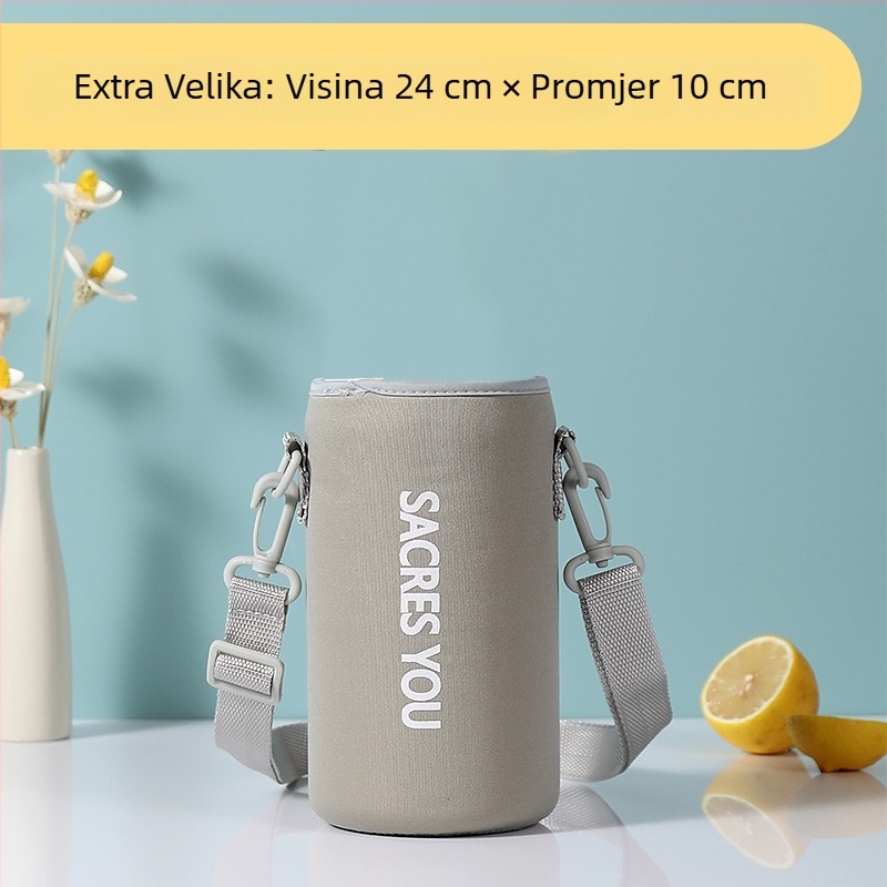 Univerzalna izolirana torbica za veliku bocu vode s remenom preko ramena