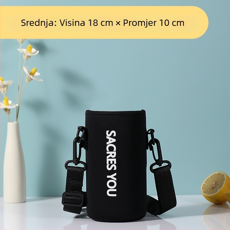 Univerzalna izolirana torbica za veliku bocu vode s remenom preko ramena