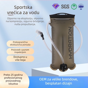 Sklopiva torba za hidrataciju za vanjske aktivnosti – planinarenje, trčanje i vožnja bicikla, prilagodljiva