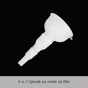 Debeli plastični lijevak, 3-u-1 posuda za ulje s različitim promjerima