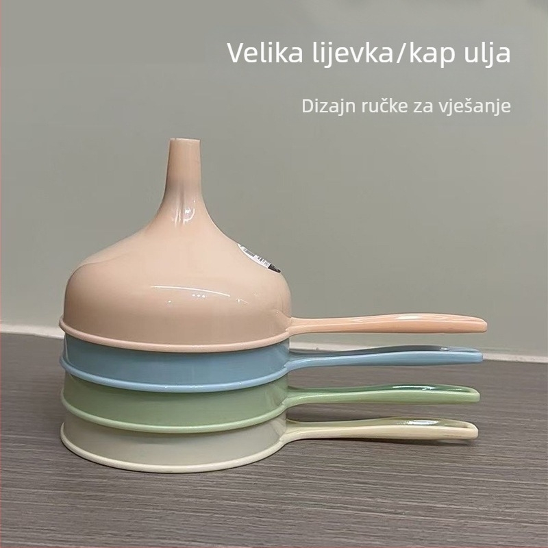Višestruki plastični lijevak s dugom drškom, kućna kuhinja, doziranje tekućina, ulja i vina