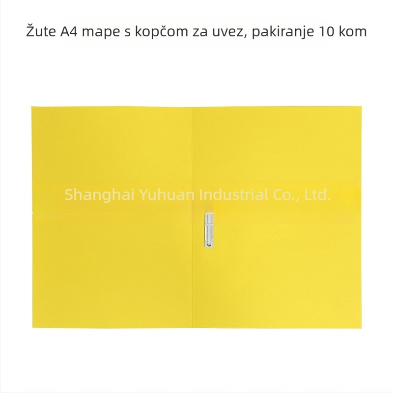 A4 papirnato veza mapa s kartonskim pokrovom, FC mapa, jednostrani mapa, veličina F4