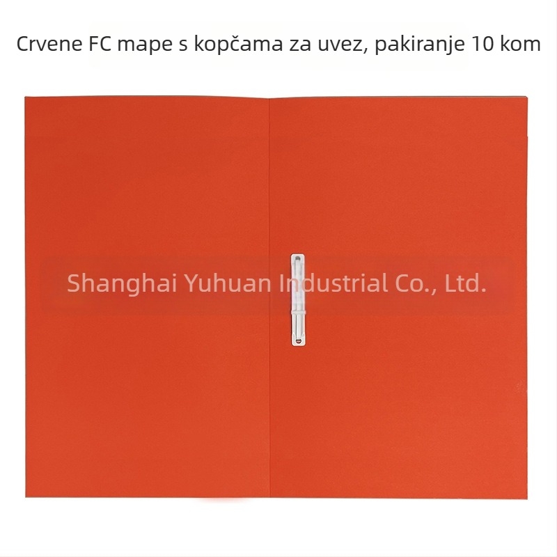 A4 papirnato veza mapa s kartonskim pokrovom, FC mapa, jednostrani mapa, veličina F4
