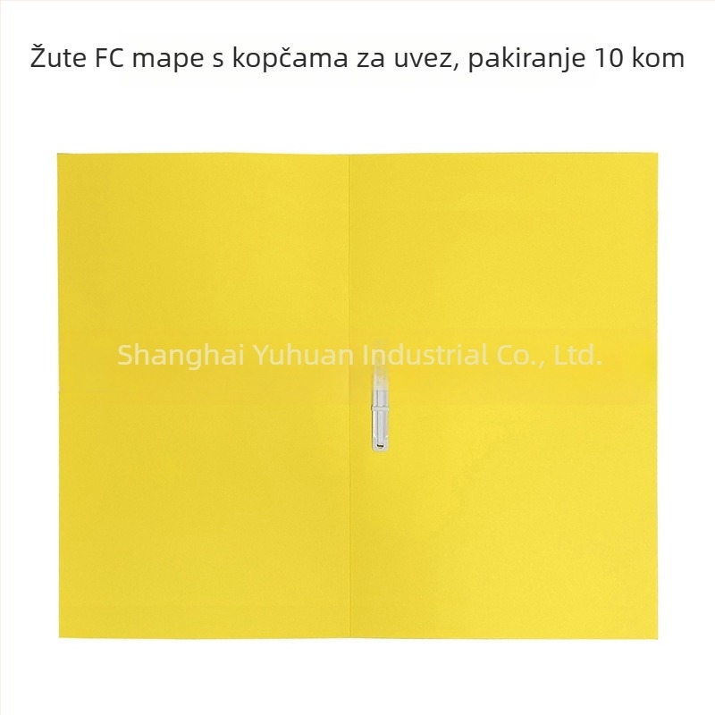 A4 papirnato veza mapa s kartonskim pokrovom, FC mapa, jednostrani mapa, veličina F4
