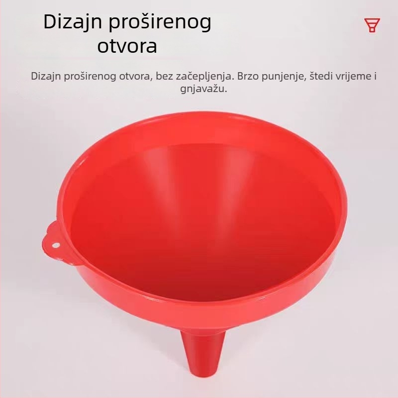 Veliki plastični lijevak za ulje
