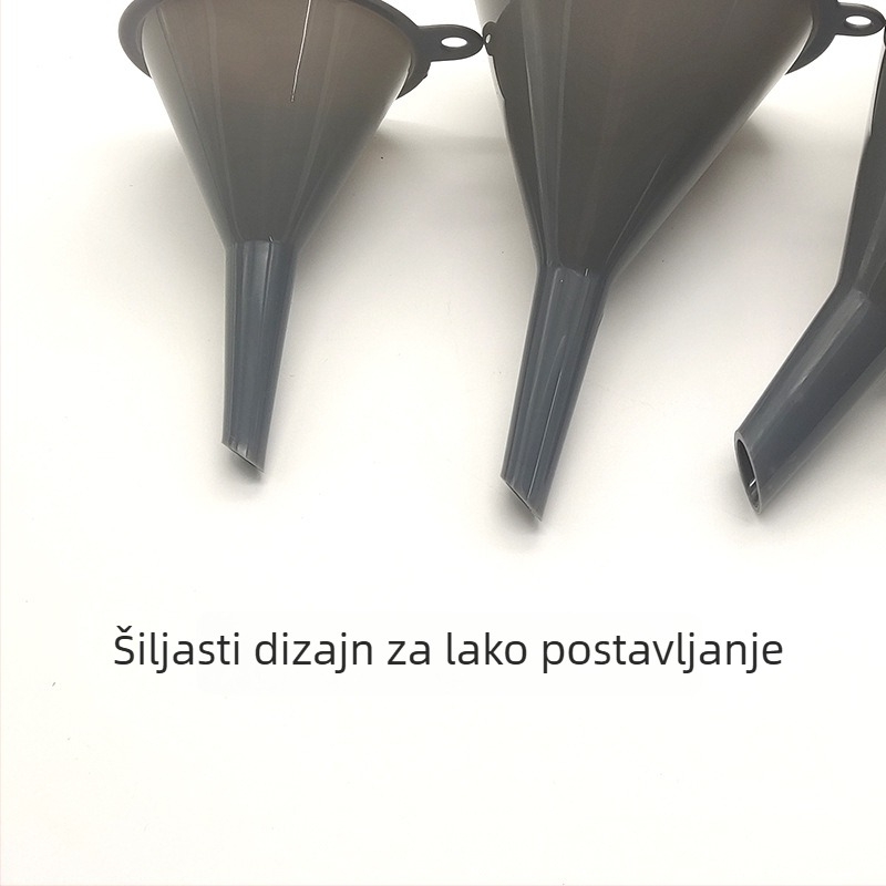 Set od tri lijevka od PP silikon-plastik, za prehrambene tekućine