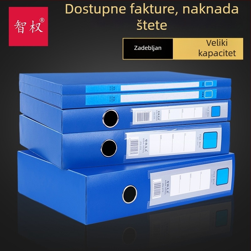 A4 kutija za dokumente, plastična kutija za pohranu dokumenata, velika kapaciteta