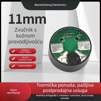 11 mm zvučnik koštane kondukcije za Bluetooth slušalice, 8 Ω, 1 W