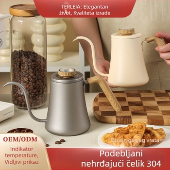 Ručno prelijevanje kave: posuda s uskim izljevom i vratom nalik labudu, 600 ml