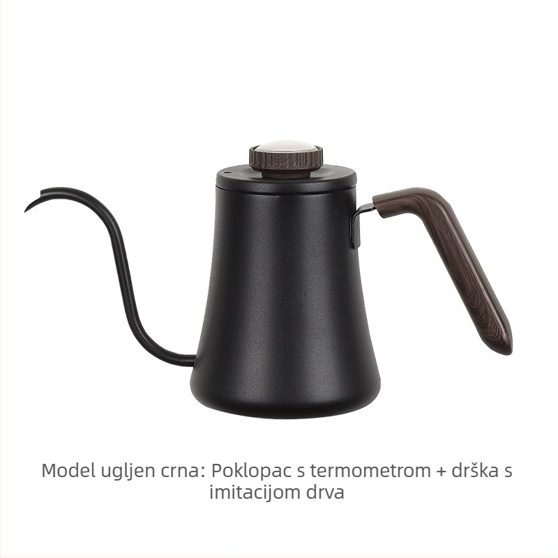 Ručno prelijevanje kave: posuda s uskim izljevom i vratom nalik labudu, 600 ml
