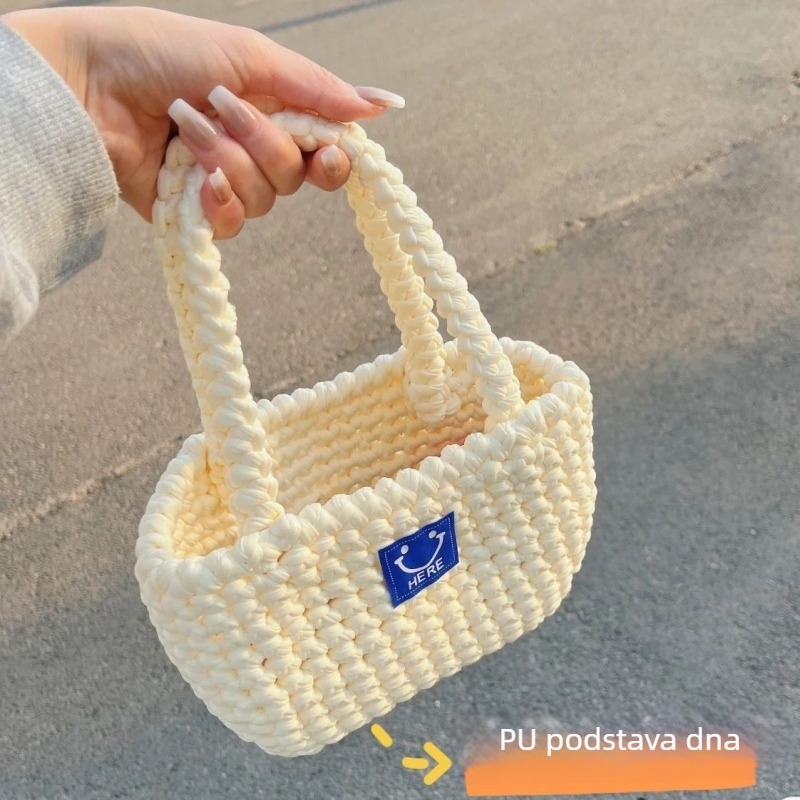 DIY komplet za ručno tkanu torbu – mini pamuk torba, ručni poklon
