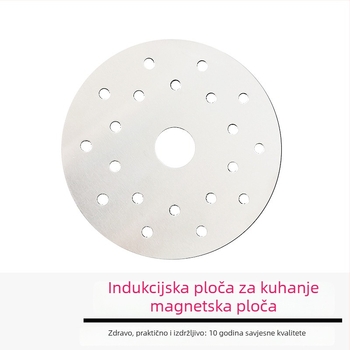 Keramička ploča za prijenos topline i magnetska pločica za posude na indukcijskim štednjacima, unutarnje donje grijanje, dodatak