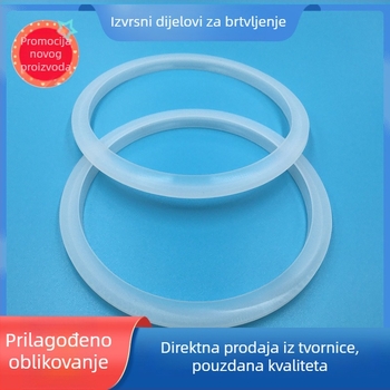 Silikonski brtveni prsten za tlakove lonce, parne lonce i pećnice; otporan na temperaturu brtva i podložak