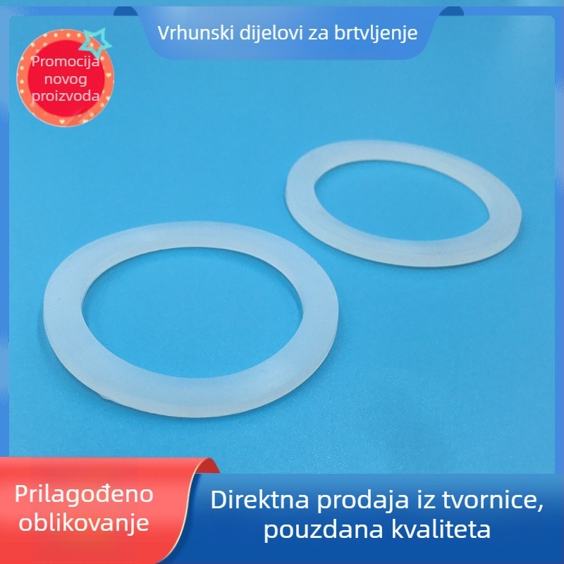 Silikonski brtveni prsten za tlakove lonce, parne lonce i pećnice; otporan na temperaturu brtva i podložak