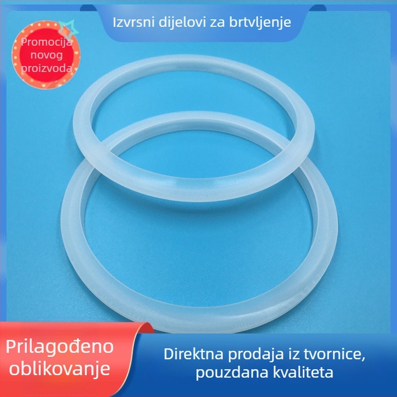 Silikonski brtveni prsten za tlakove lonce, parne lonce i pećnice; otporan na temperaturu brtva i podložak