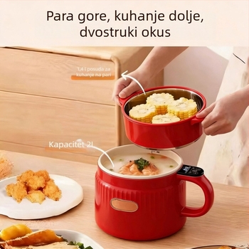 keramički pametni rižar s integriranim funkcijama kuhanja i čišćenja, pogodna za slatka jela sa šećerom, prženje i kuhanje na pari, s porcelanskim emajlom