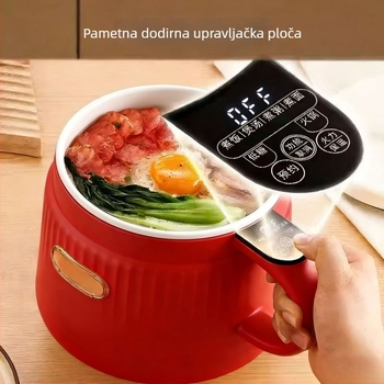 keramički pametni rižar s integriranim funkcijama kuhanja i čišćenja, pogodna za slatka jela sa šećerom, prženje i kuhanje na pari, s porcelanskim emajlom
