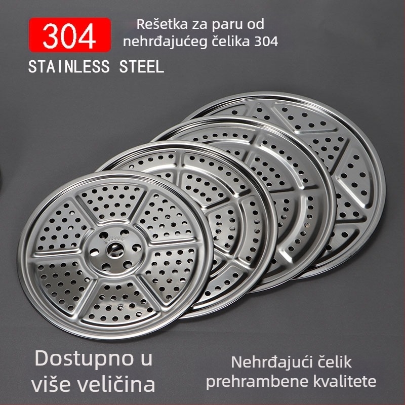 Okrugla debela ploča za paru od nehrđajućeg čelika 304 za kućnu parnu pripremu