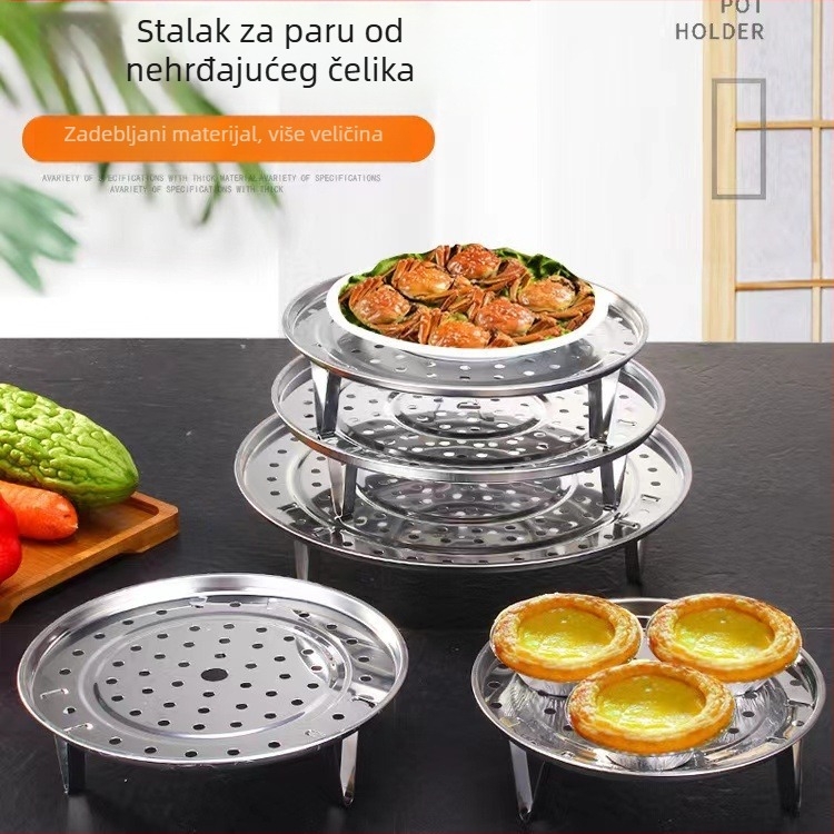 Nehrđajući čelik parni stalak s posudom za paru za kruh i parne peciva