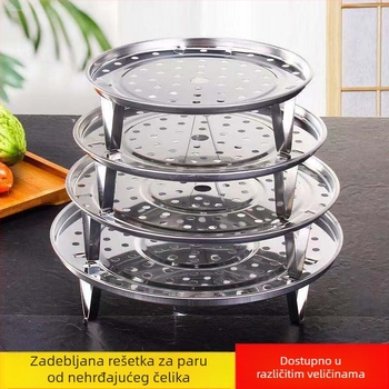 Nerđajući čelična posuda za paru i rešetka za kućnu i komercijalnu upotrebu