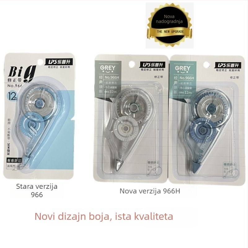 Korektivna traka 966H – paket za učenike, jednostavna uredska uporaba