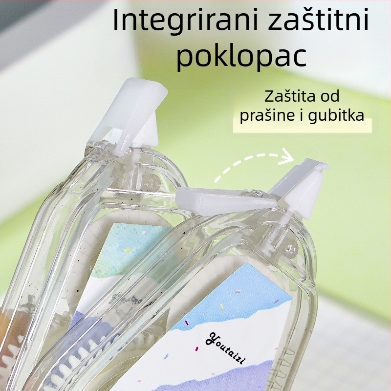 Korektivna traka za učenike osnovne škole, bež boja papirnate podloge, povoljno pakiranje, žuta boja za zaštitu očiju