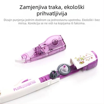 PLUS MR2 ispravljačka traka s zamjenjivim jezgrom – slatka, prijenosna za učenike