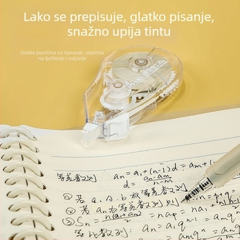 Lepusheng 90983 Bež Korekcijska Traka, Tiha, 30 m, Za Ured i Učenike, Ultra-tanki Film, Protiv Loma, Izdržljiva