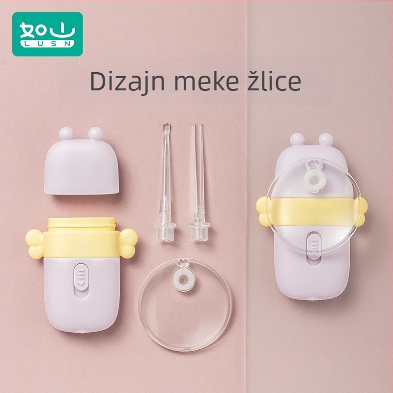 Rushan dječji set svjetlećih ušnih žlica s povećalom – sigurno čišćenje ušnog kanala