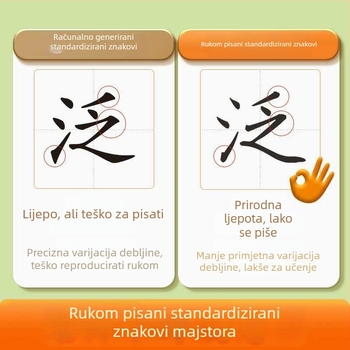 Tri koraka za pravilno pisanje kineskih znakova: Knjižica za vježbanje kineskih znakova za učenike od 1. do 6. razreda, gornji i donji tom