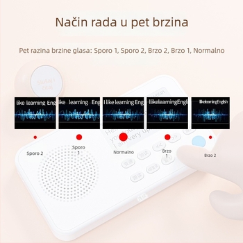 Famous School Hall uređaj za učenje engleskog jezika za slušanje, sinkroniziran s udžbenicima, prijenosni MP3 rekordér i player, model K15