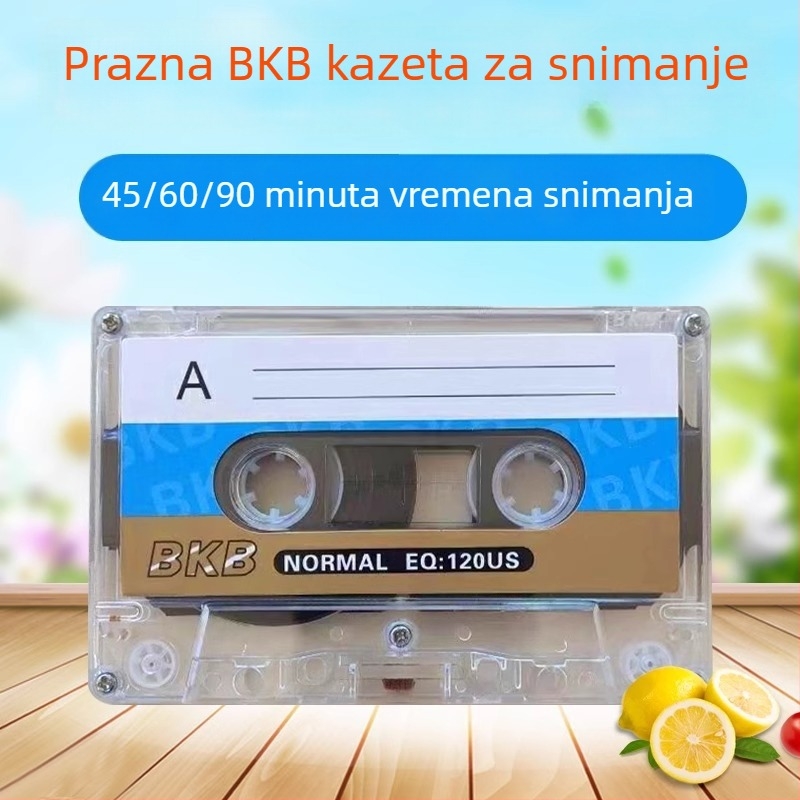 Nova prazna kaseta od 60 minuta s BKB repetitorom i snimačem za učenje engleskog