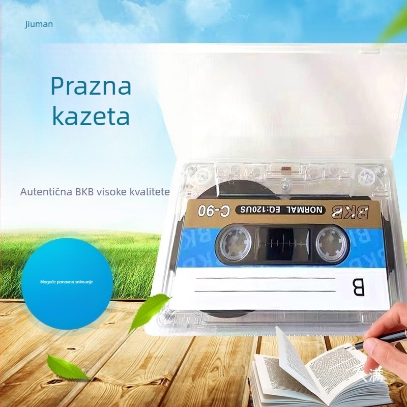 Nova prazna kaseta od 60 minuta s BKB repetitorom i snimačem za učenje engleskog