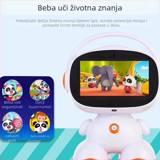 AI robot s velikim modelom i Android sustavom za ranu edukaciju i učenje djece