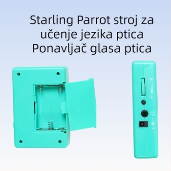 Uređaj za treniranje papagajskog govora, prilagođeni uređaj za učenje ptičjeg govora, uređaj za učenje papagajskog govora, ponavljač ptičjeg glasa