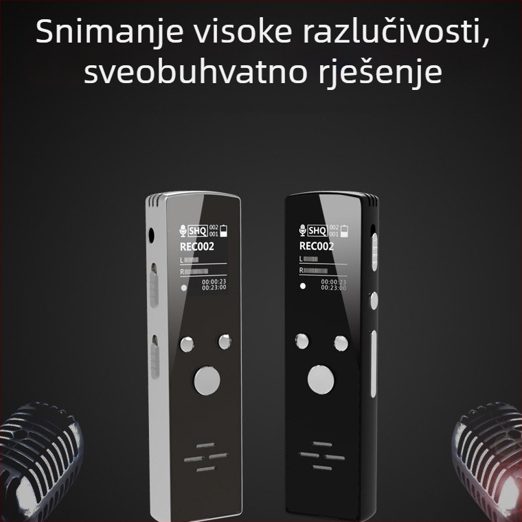 MP3 player s jednim dodirom za snimanje, diktafon, učni ponavljač i daljinsko smanjenje buke