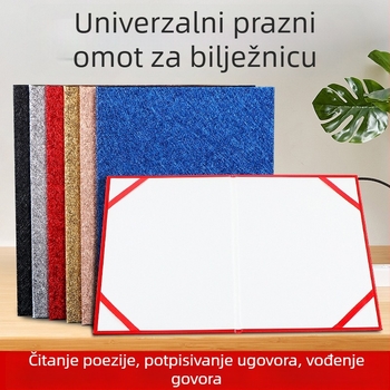 Naslovnica za knjigu za čitanje A3/A4 uz držač govora i prazni pjesnički folder – višenamjenski folder