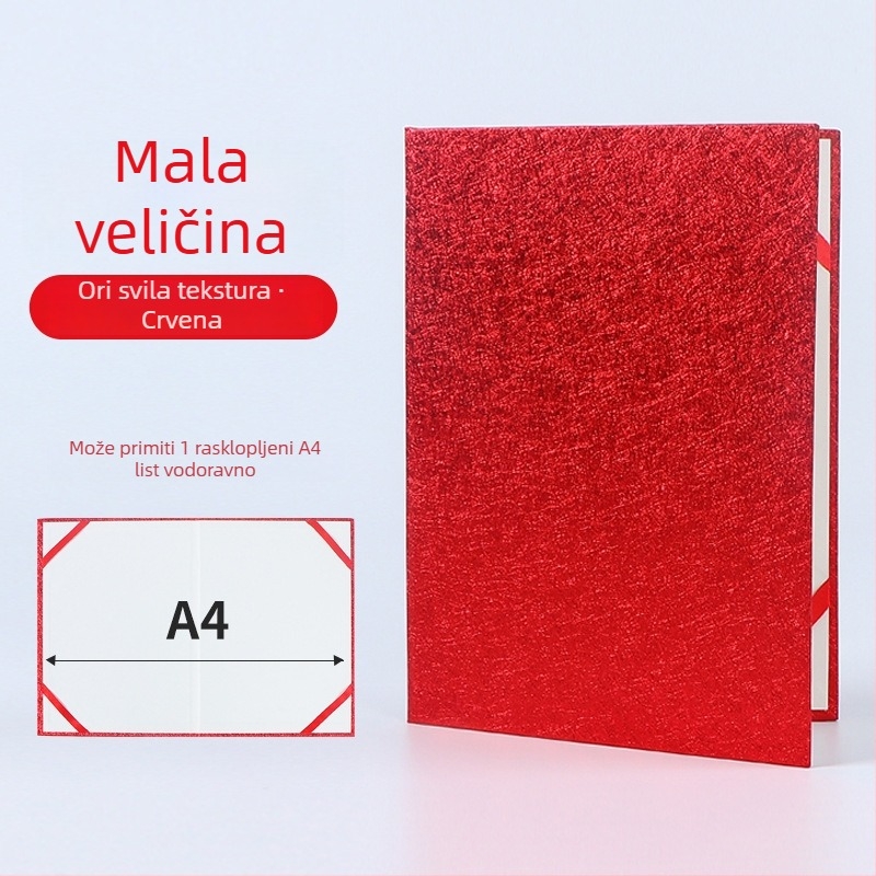 Naslovnica za knjigu za čitanje A3/A4 uz držač govora i prazni pjesnički folder – višenamjenski folder