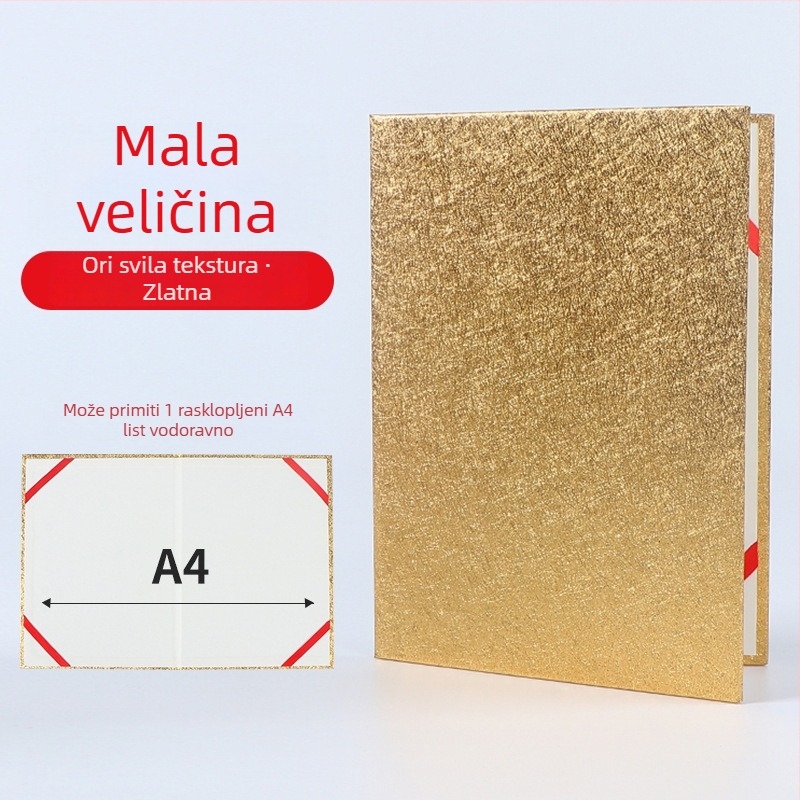 Naslovnica za knjigu za čitanje A3/A4 uz držač govora i prazni pjesnički folder – višenamjenski folder