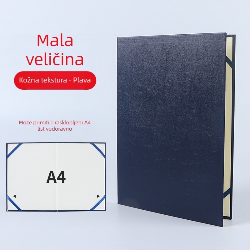 Naslovnica za knjigu za čitanje A3/A4 uz držač govora i prazni pjesnički folder – višenamjenski folder