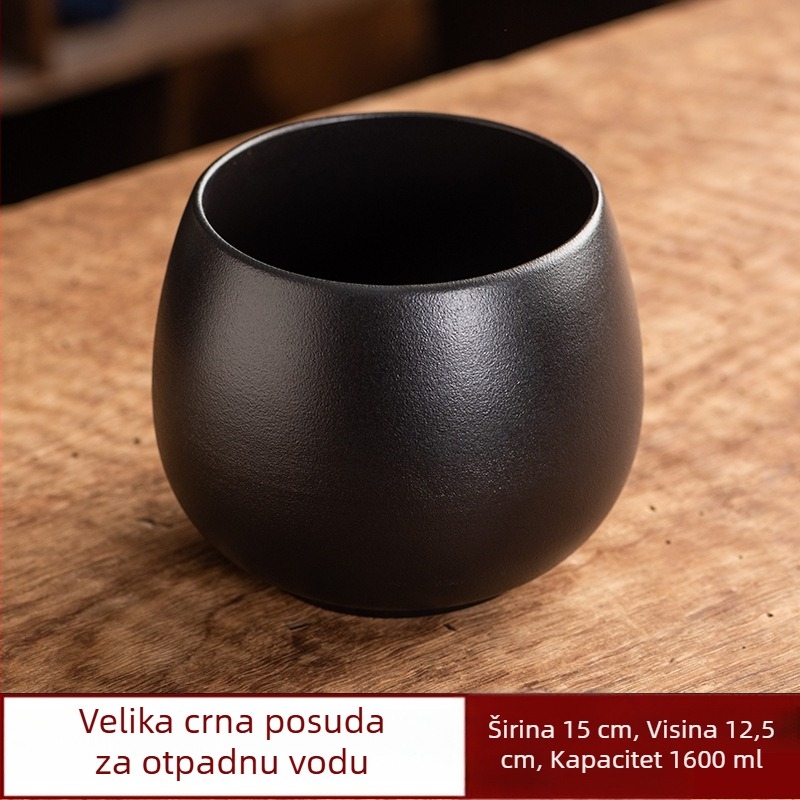 Vintage Gongfu dodaci za čaj: posuda za čajne naslage, posuda za pranje čaja, pohrana čaša, veliki vodeni spremnik, kanta za otpadnu vodu