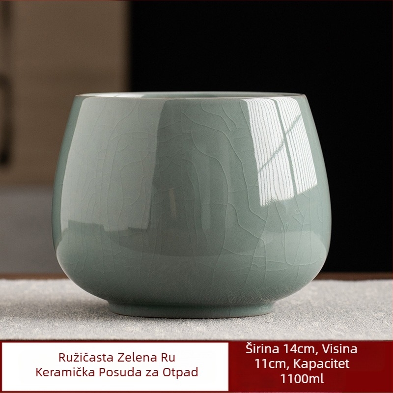 Vintage Gongfu dodaci za čaj: posuda za čajne naslage, posuda za pranje čaja, pohrana čaša, veliki vodeni spremnik, kanta za otpadnu vodu